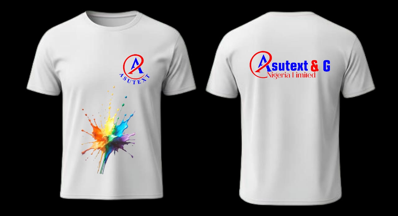Mockup of custom printed T-shirts